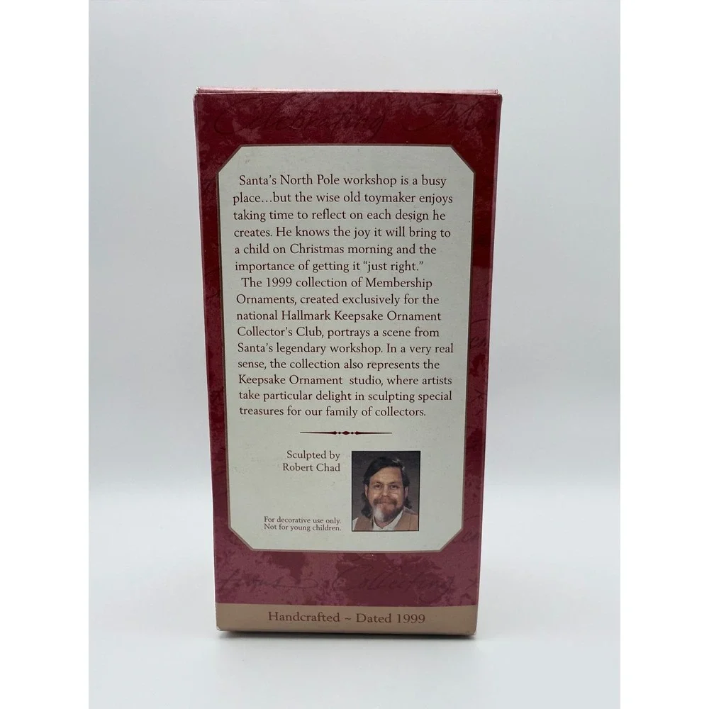 Hallmark Keepsake Ornament‎ The Toymakers Gift 1999 Membership Exclusive Santa